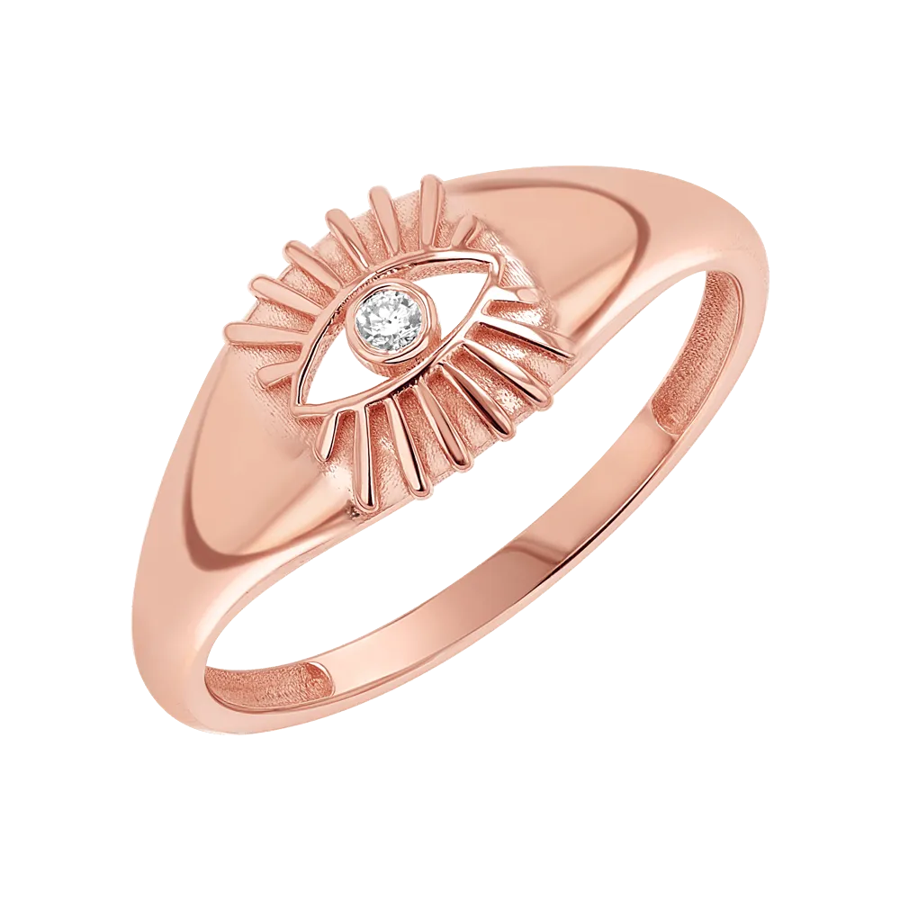 Sunbeam Evil Eye Ring