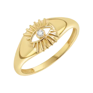 Sunbeam Evil Eye Ring