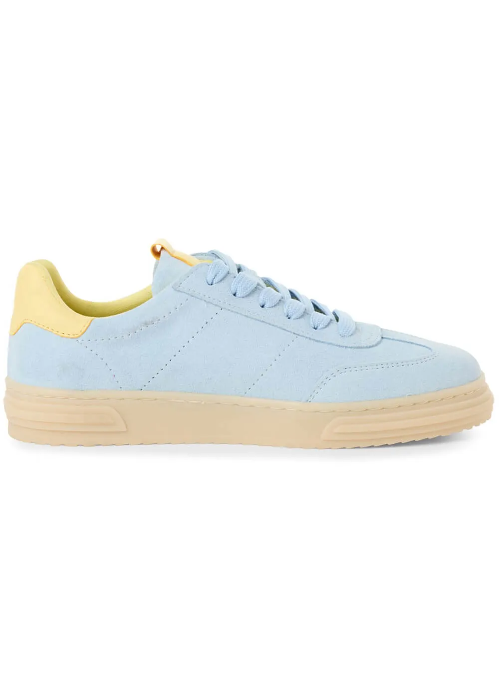 Tamaris Brenna Leren 70's Sneakers Light Blue