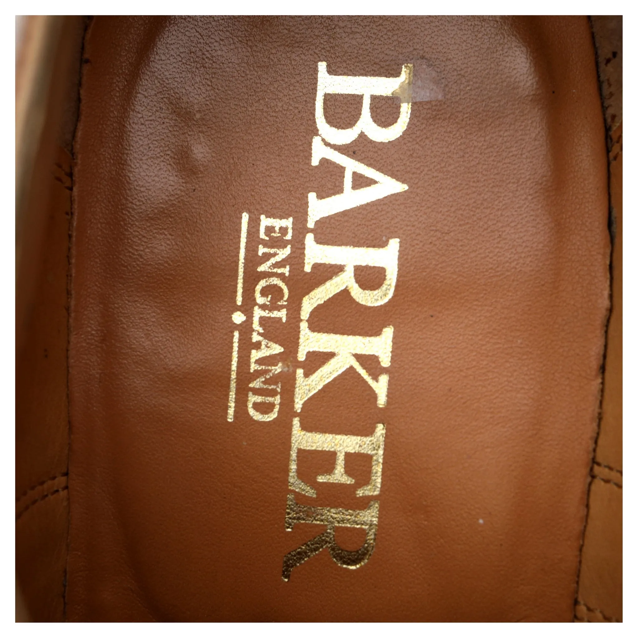 Tan Brown Leather Oxford UK 8 G