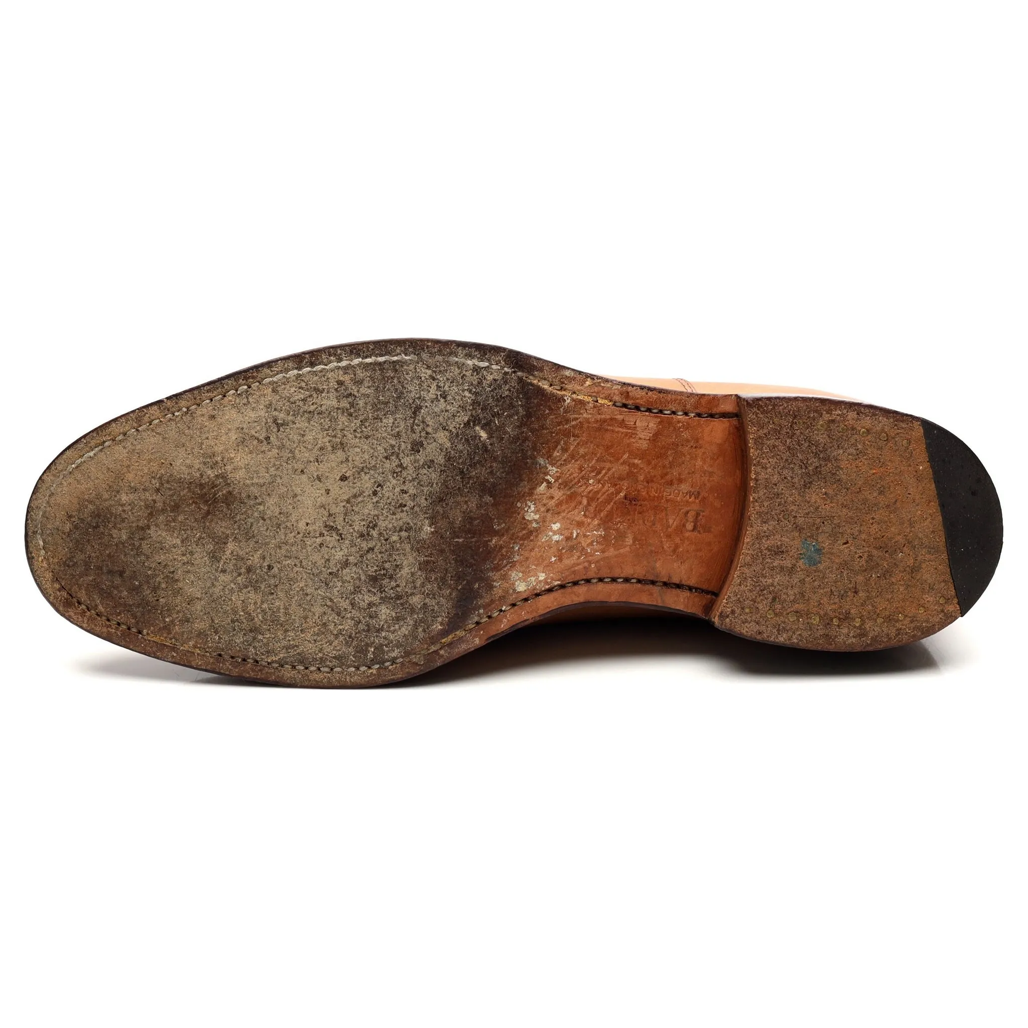 Tan Brown Leather Oxford UK 8 G