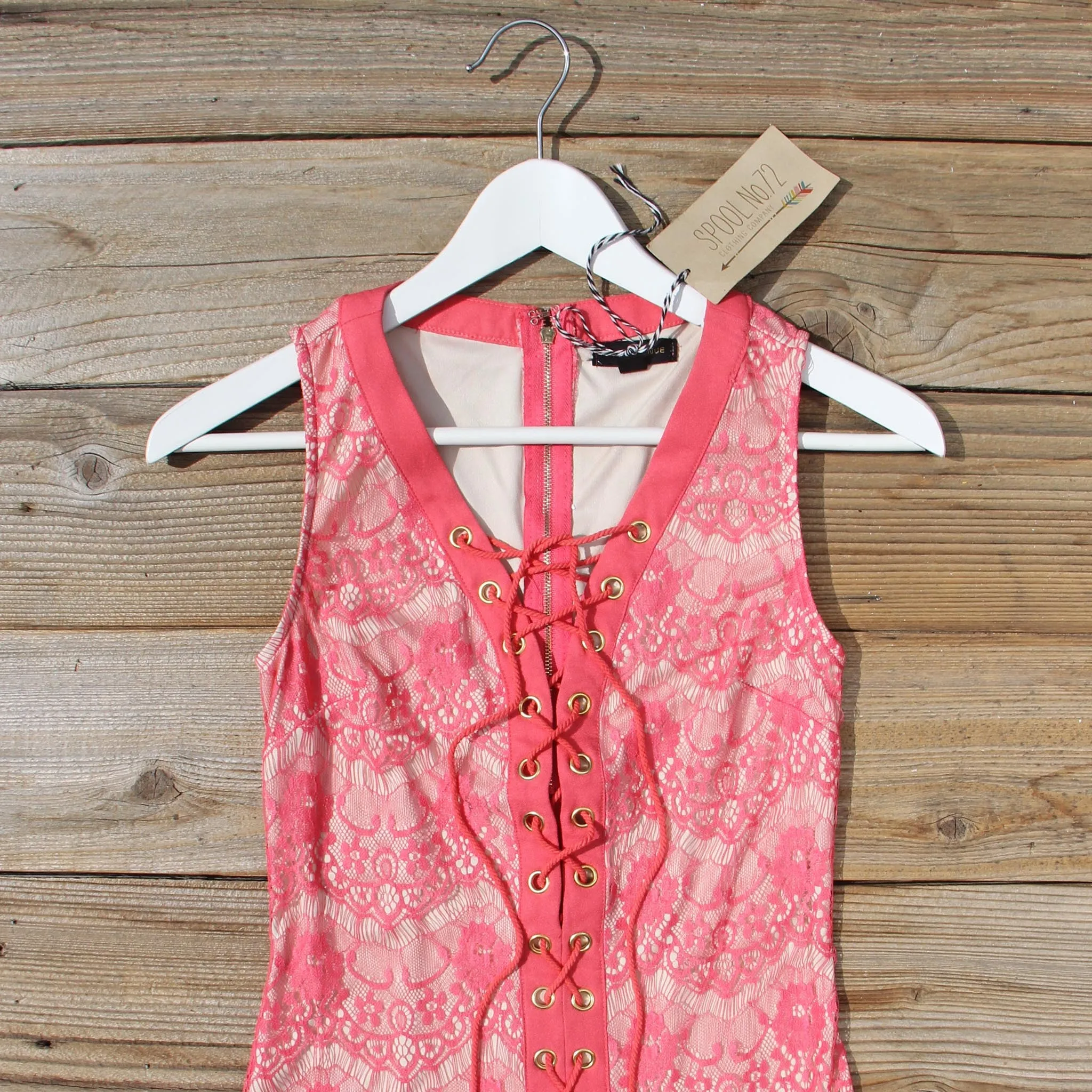 The Jackrose Lace-up Dress
