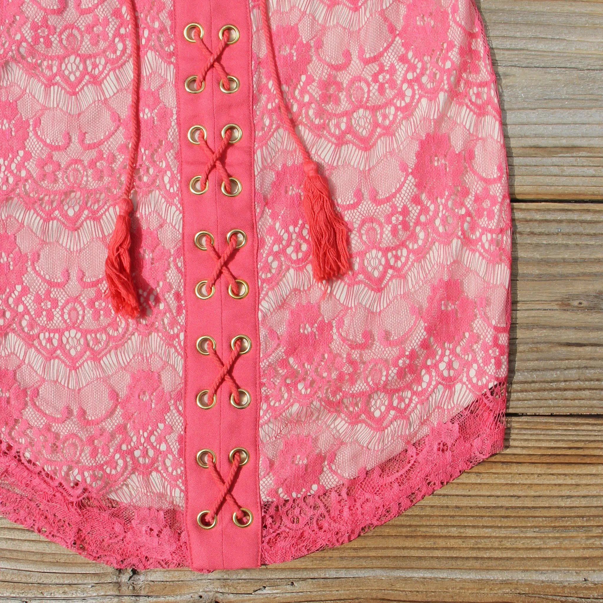 The Jackrose Lace-up Dress