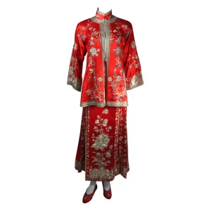 THE KING & I Yul Brynner 'First Wife' Silk Embroidered 5 Piece Ensemble