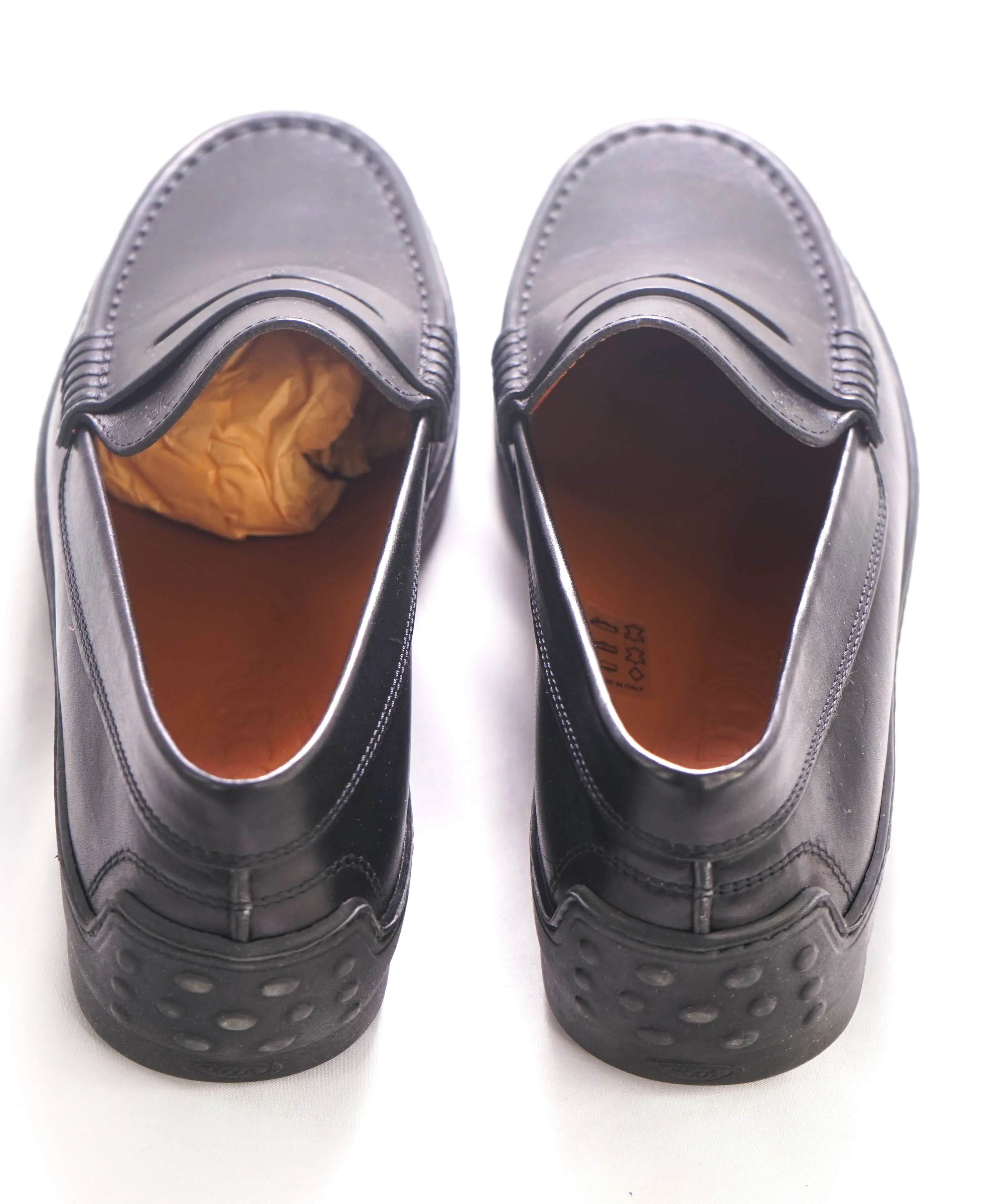 TOD’S - Black Leather Penny Loafers “Boston TURIN” - 10US (9.5T)