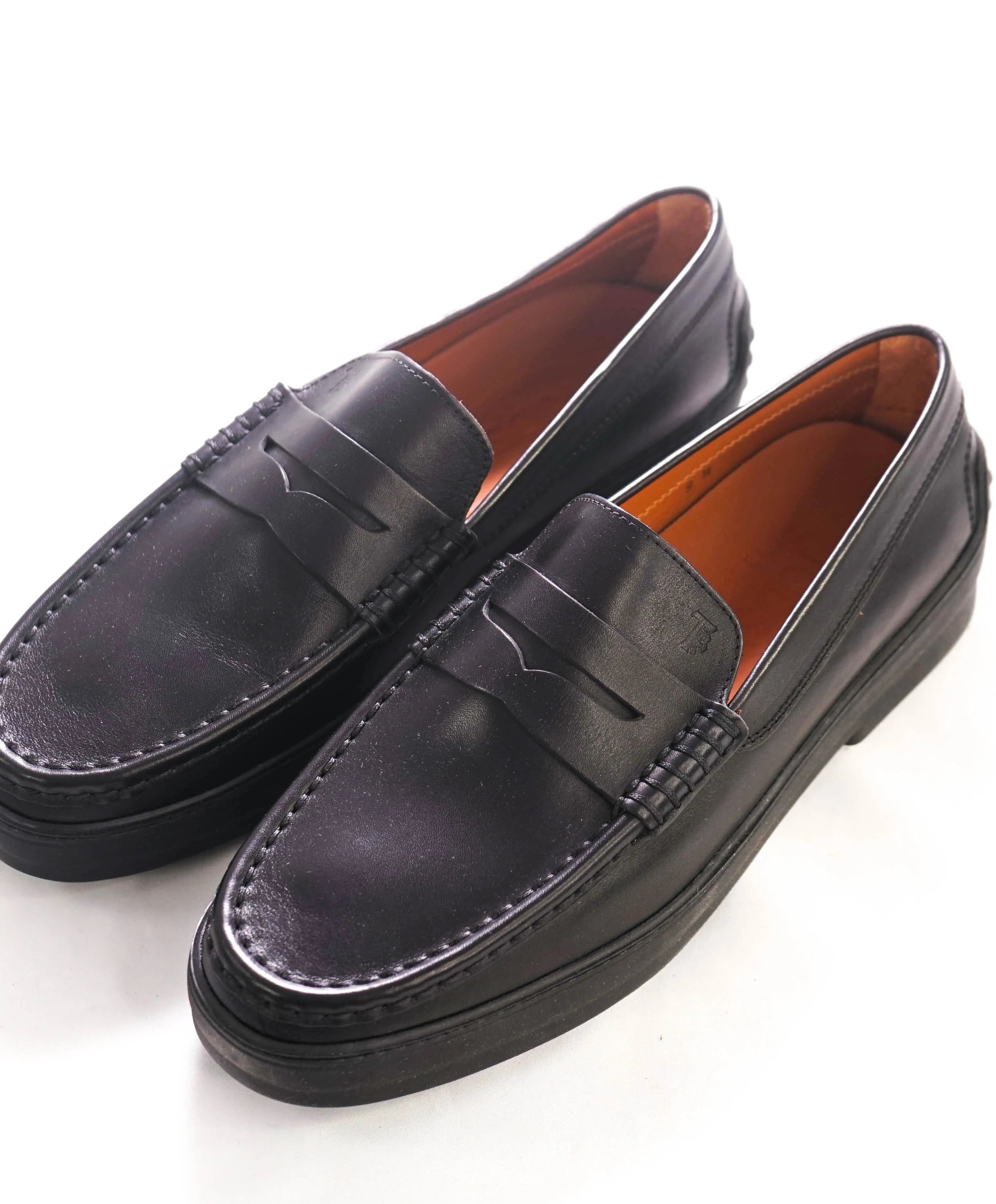 TOD’S - Black Leather Penny Loafers “Boston TURIN” - 10US (9.5T)