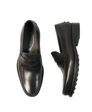 TOD’S - “Boston” Black Penny Loafers - 7