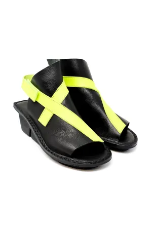 Trippen Patch Black Sandals
