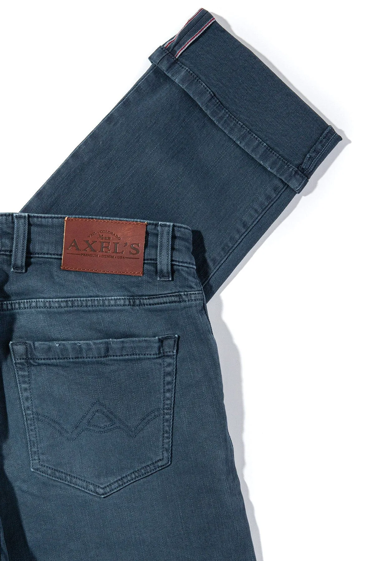 Tucson Selvedge Denim In Blu Oxford