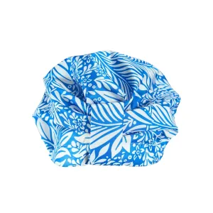 Turban Shower Cap - William Morris Blue Larkspur