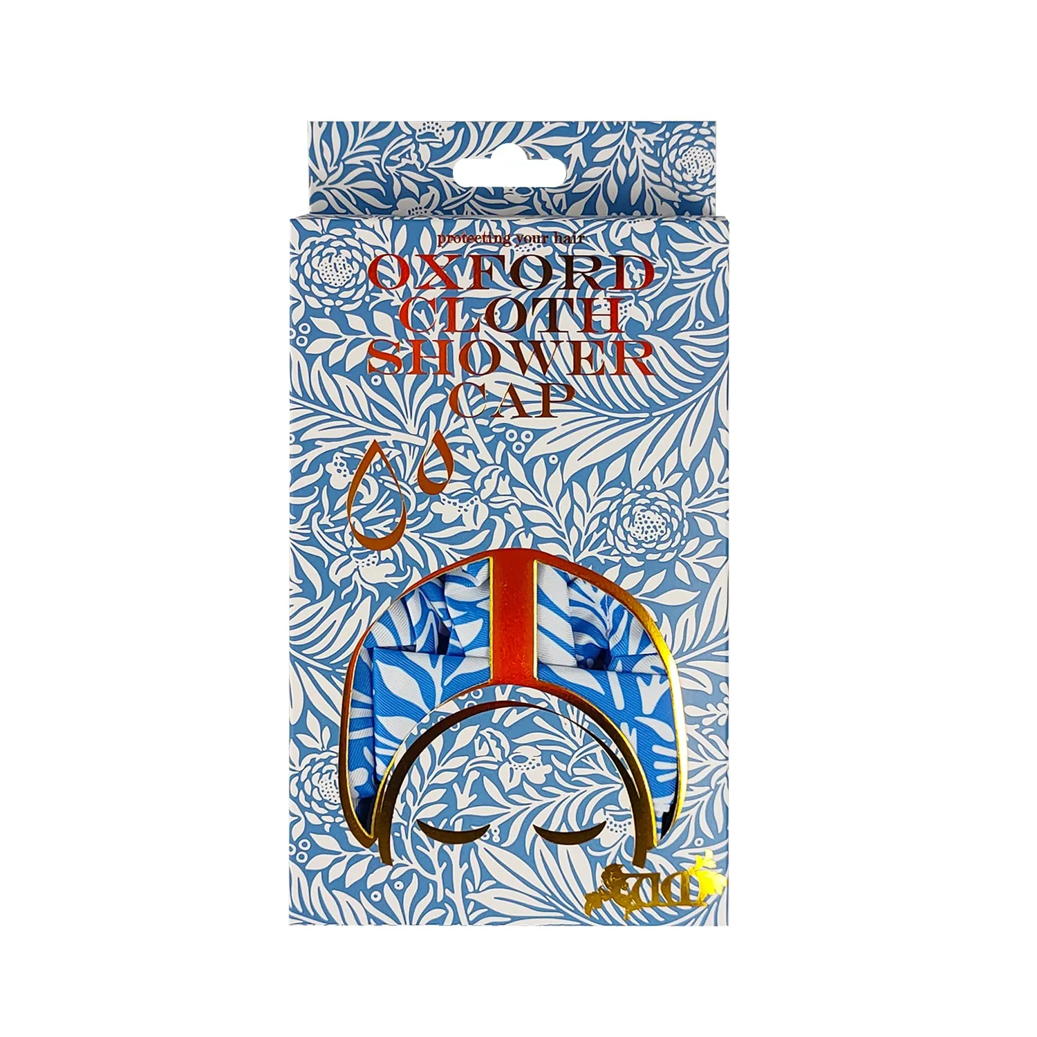 Turban Shower Cap - William Morris Blue Larkspur