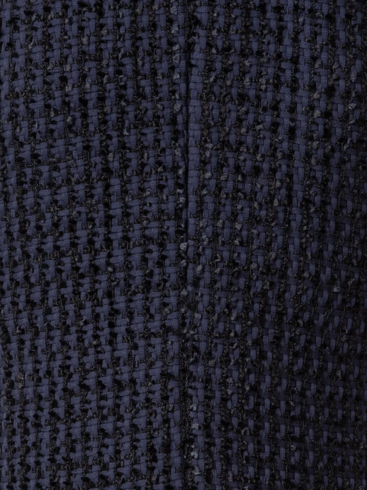 Tweed Sheath Dress with Fringes