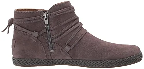 UGG Women's Rianne Fashion Boot, Thunder Cloud Suede, 8