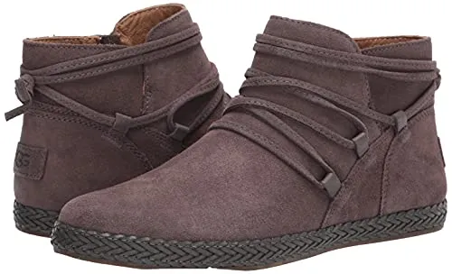 UGG Women's Rianne Fashion Boot, Thunder Cloud Suede, 8