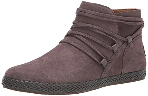 UGG Women's Rianne Fashion Boot, Thunder Cloud Suede, 8