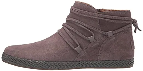 UGG Women's Rianne Fashion Boot, Thunder Cloud Suede, 8