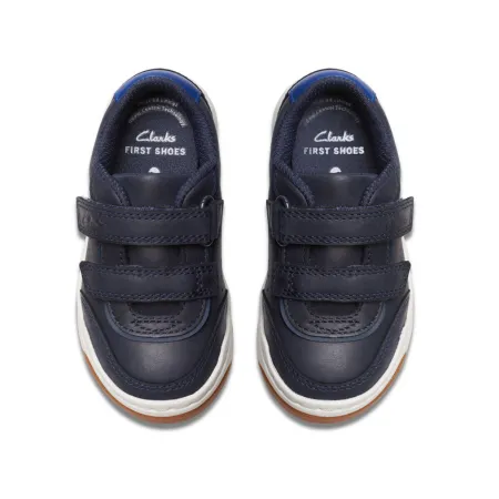 UK 6 Navy Urban Solo Velcro Strap Trainer