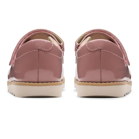 UK 9 Dusty Pink Crown Jane Patent Shoes