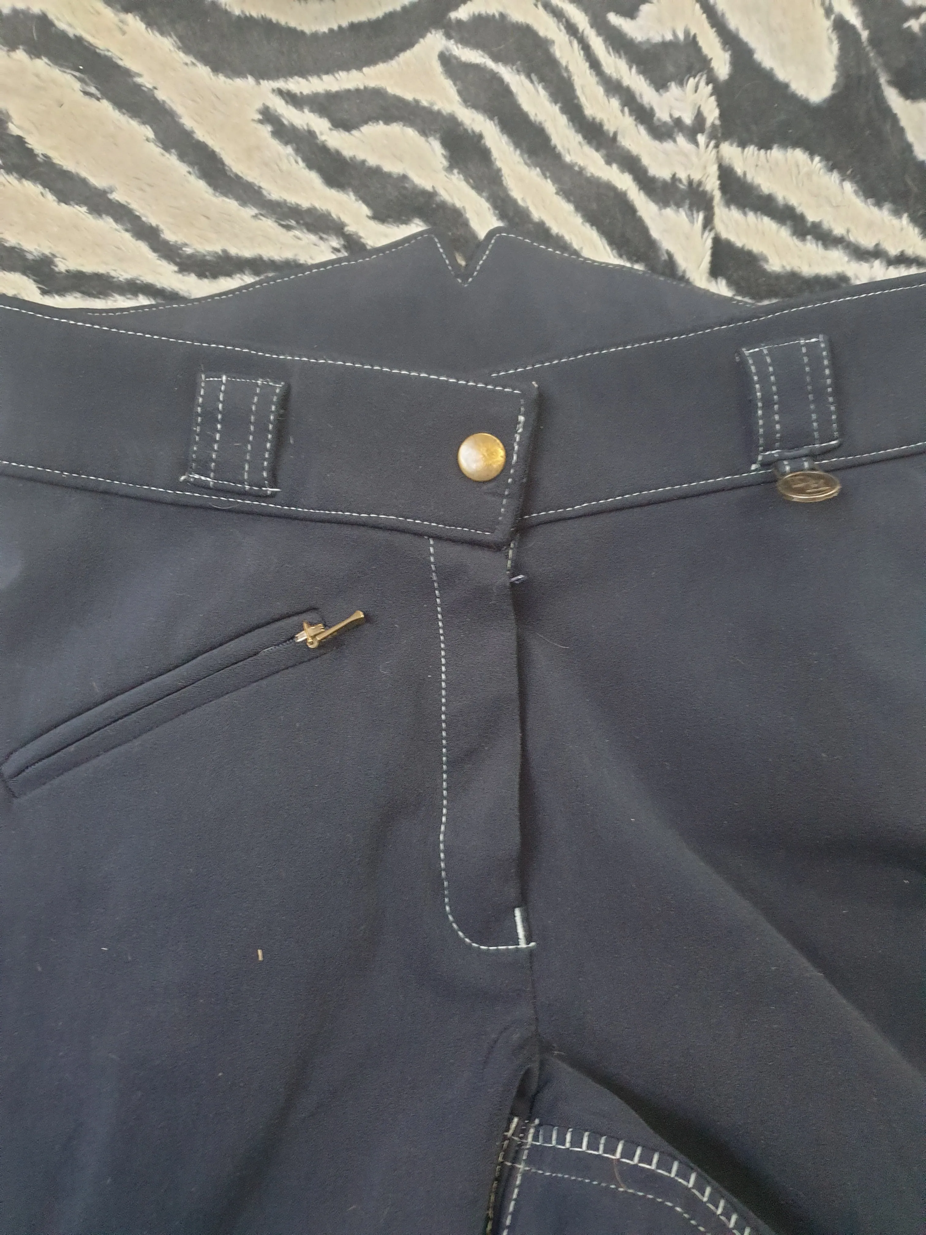 Used size 8 Derby House blue jodhpurs FREE POSTAGE☆