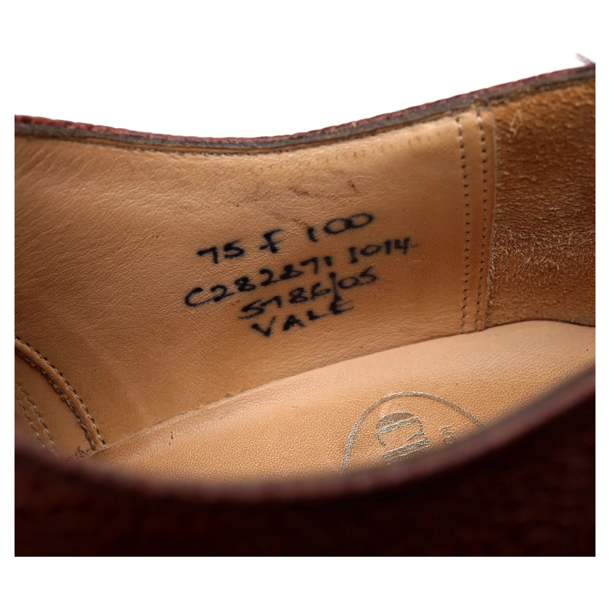 'Vale' Brown Leather Oxford UK 7.5 F