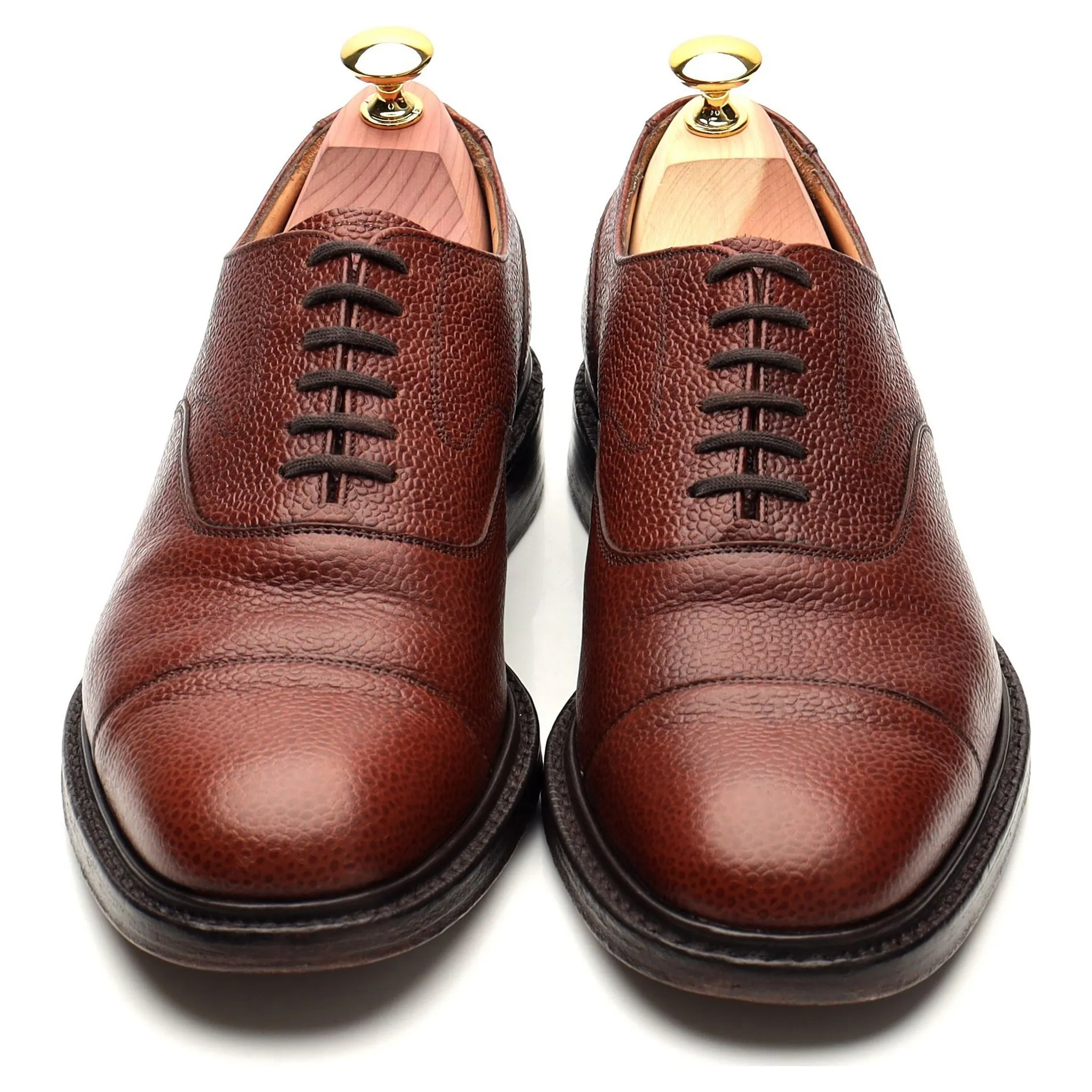 'Vale' Brown Leather Oxford UK 7.5 F