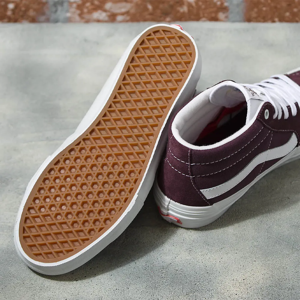 Vans - Wrapped Skate Grosso Mid Shoes Wine