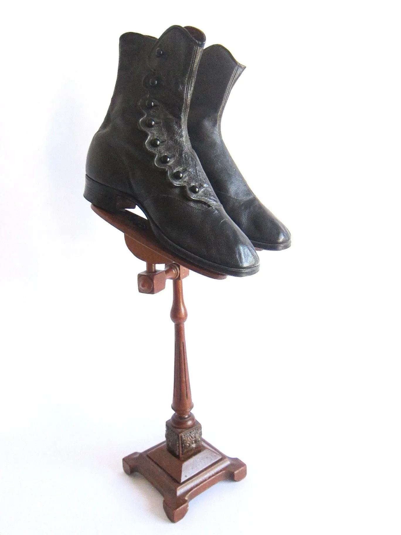 Victorian Wooden Shoe Display Stand