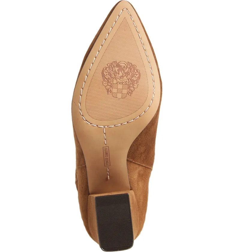 VINCE CAMUTO Sarelia Boot In Pumpernickel Suede, Sz 6 Women's! Retails $180US 
