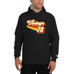 Vintage 1978 Warm Retro Lines Champion Hoodie