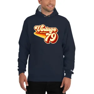 Vintage 1979 Warm Retro Lines Champion Hoodie