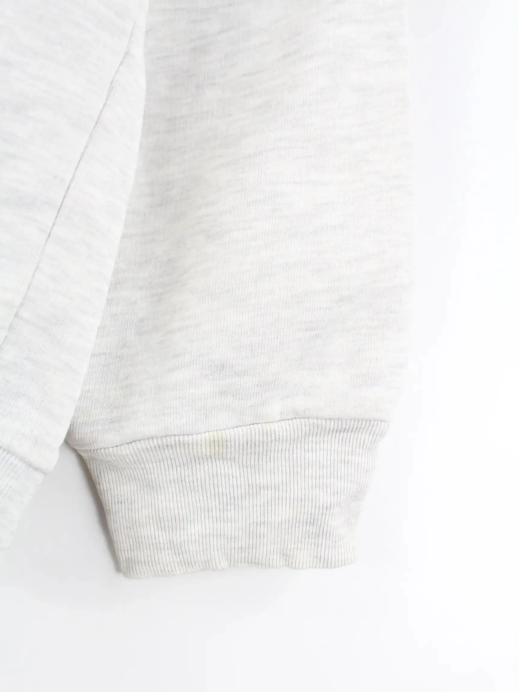 Vintage 90s Oxford Embroidered Sweater Grau L