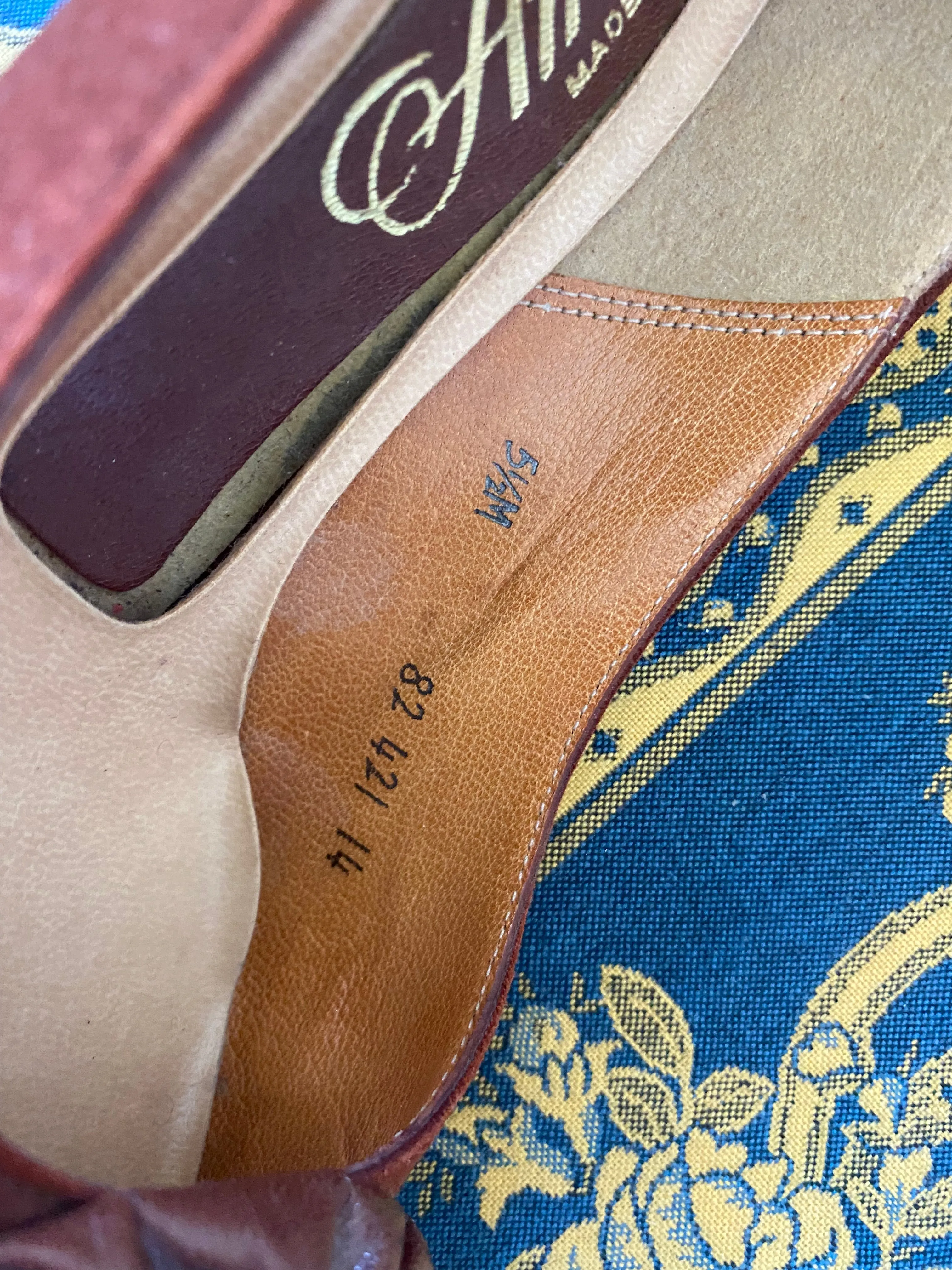 Vintage Amano Brown Suede Shoes