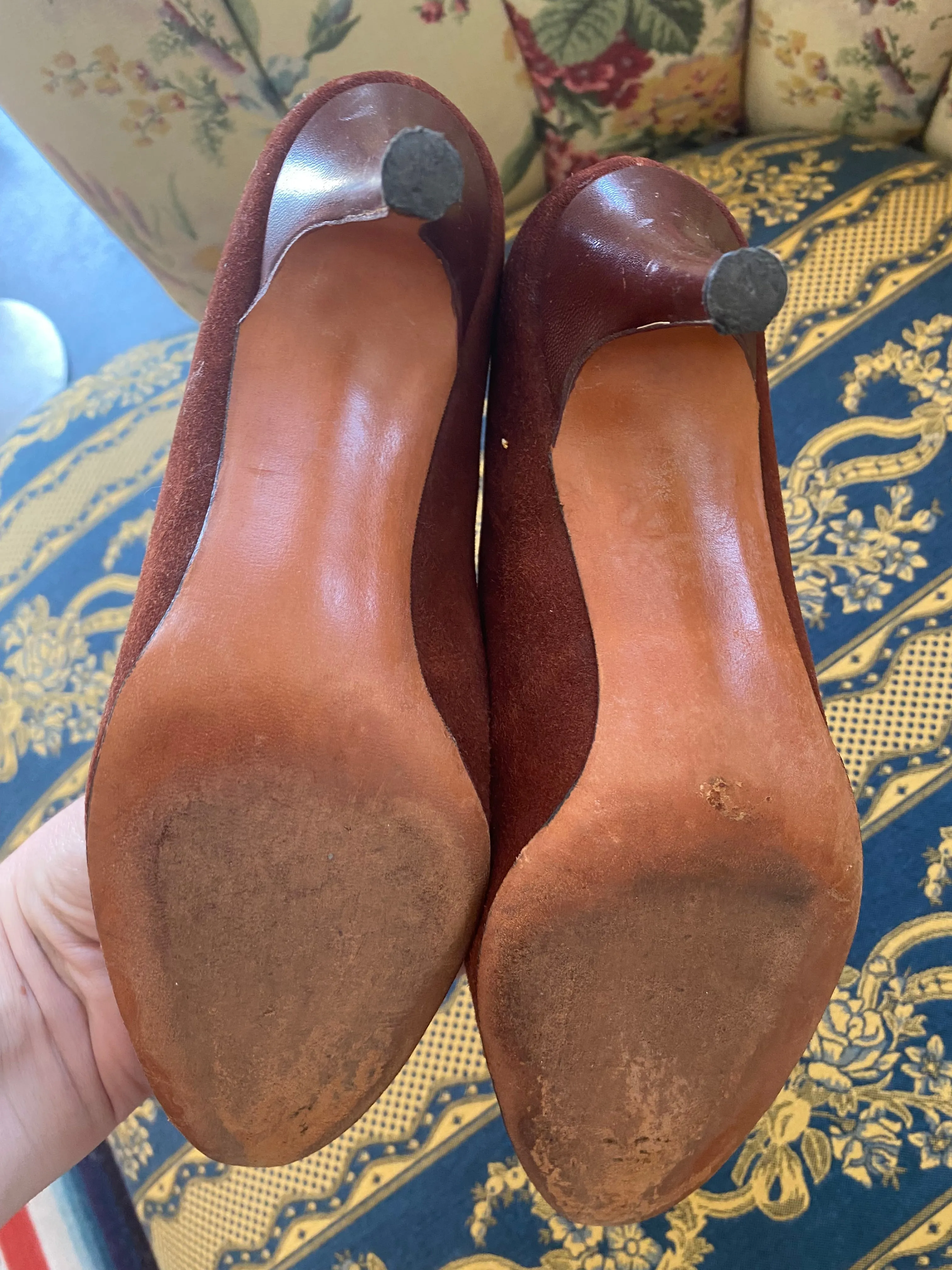 Vintage Amano Brown Suede Shoes