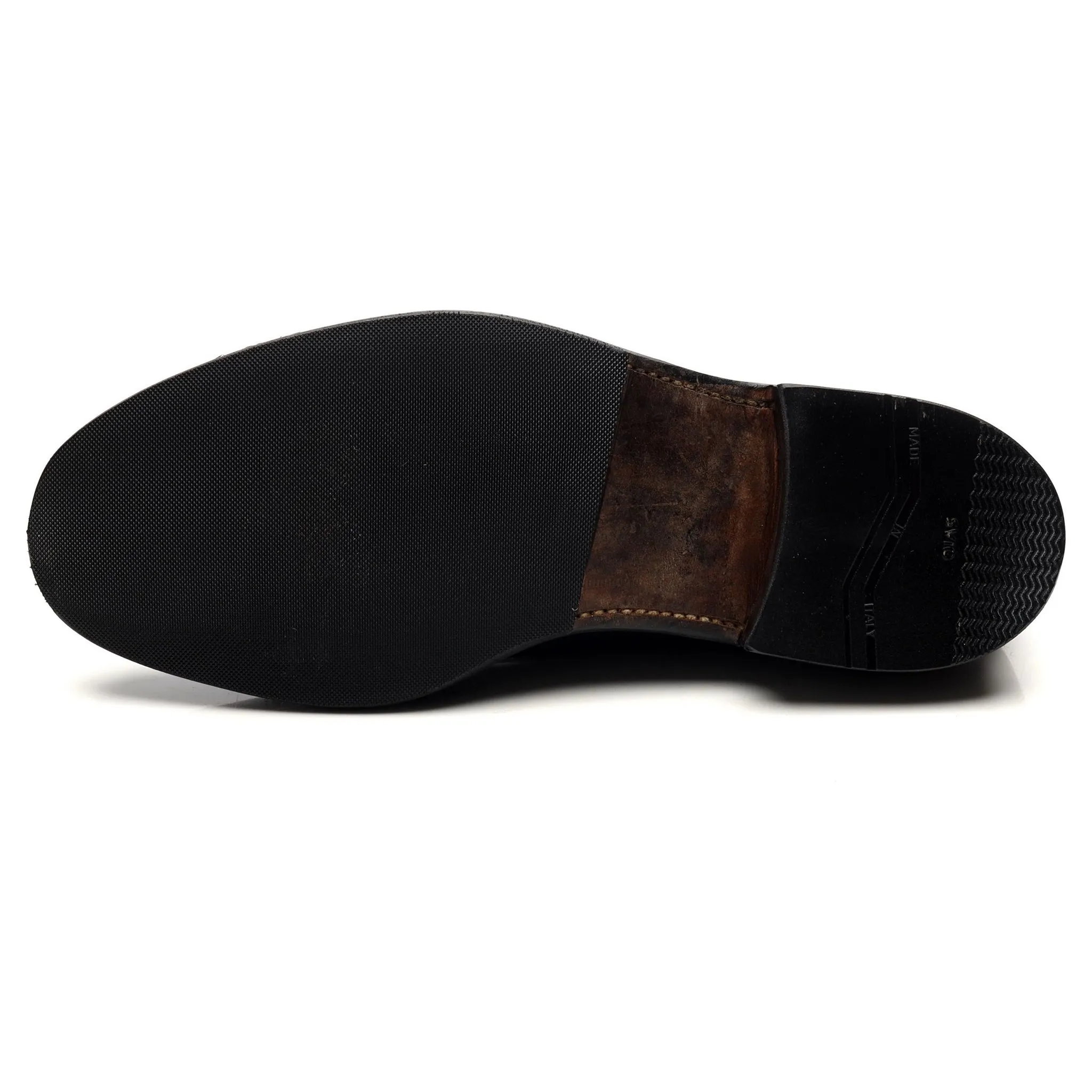 Vintage Black Leather Oxford UK 7.5 FG