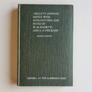 Vintage Book- Adonais by Percy Bysshe Shelley (Poetry)