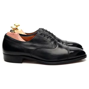 Vintage 'Cannon' Black Leather Oxford UK 7 F