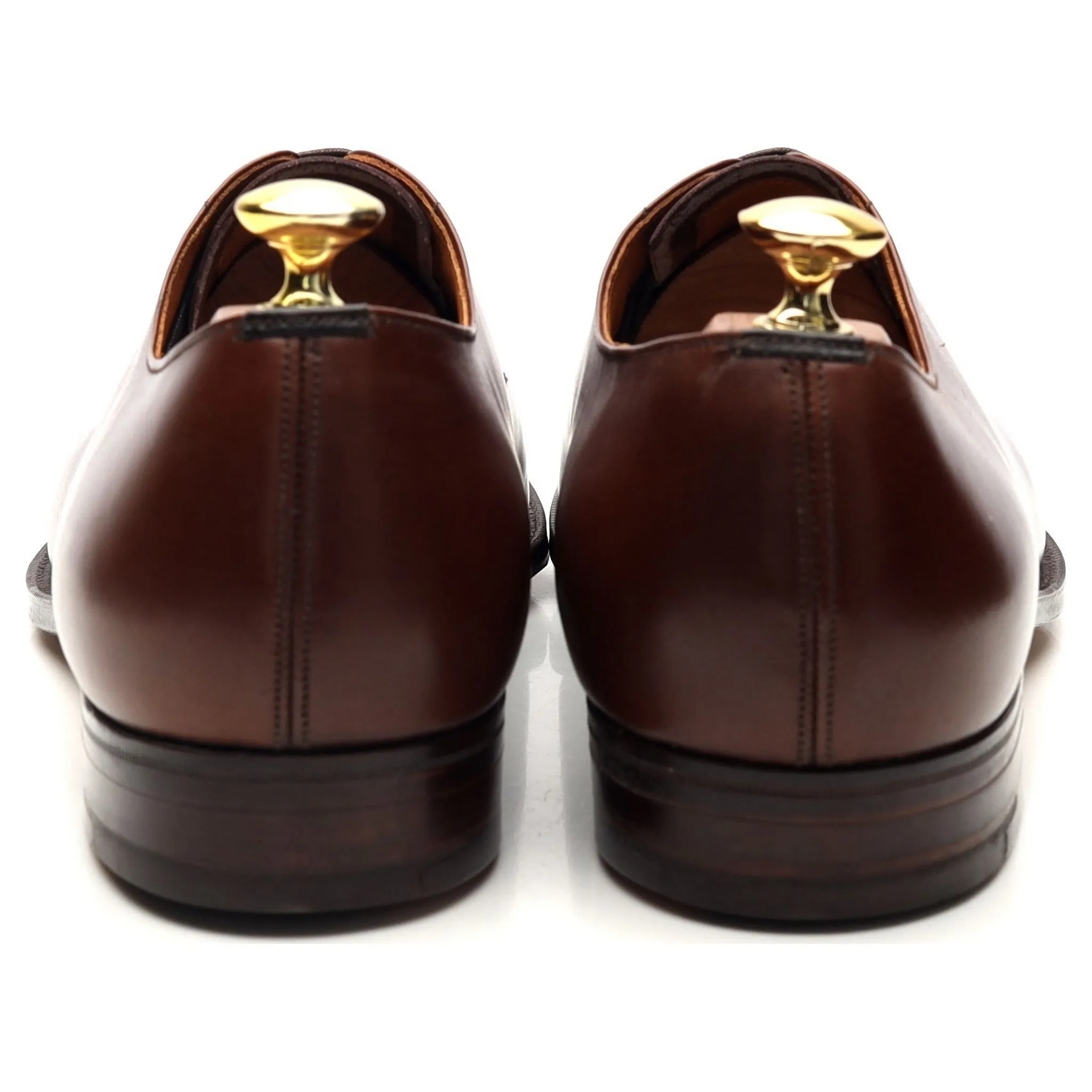Vintage 'Consul' Brown Leather Oxford UK 9.5 D