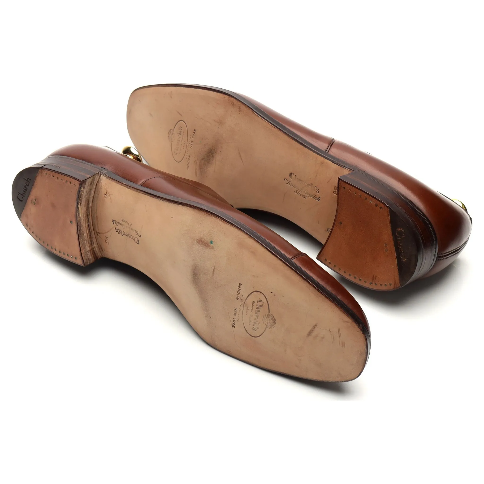 Vintage 'Consul' Brown Leather Oxford UK 9.5 D