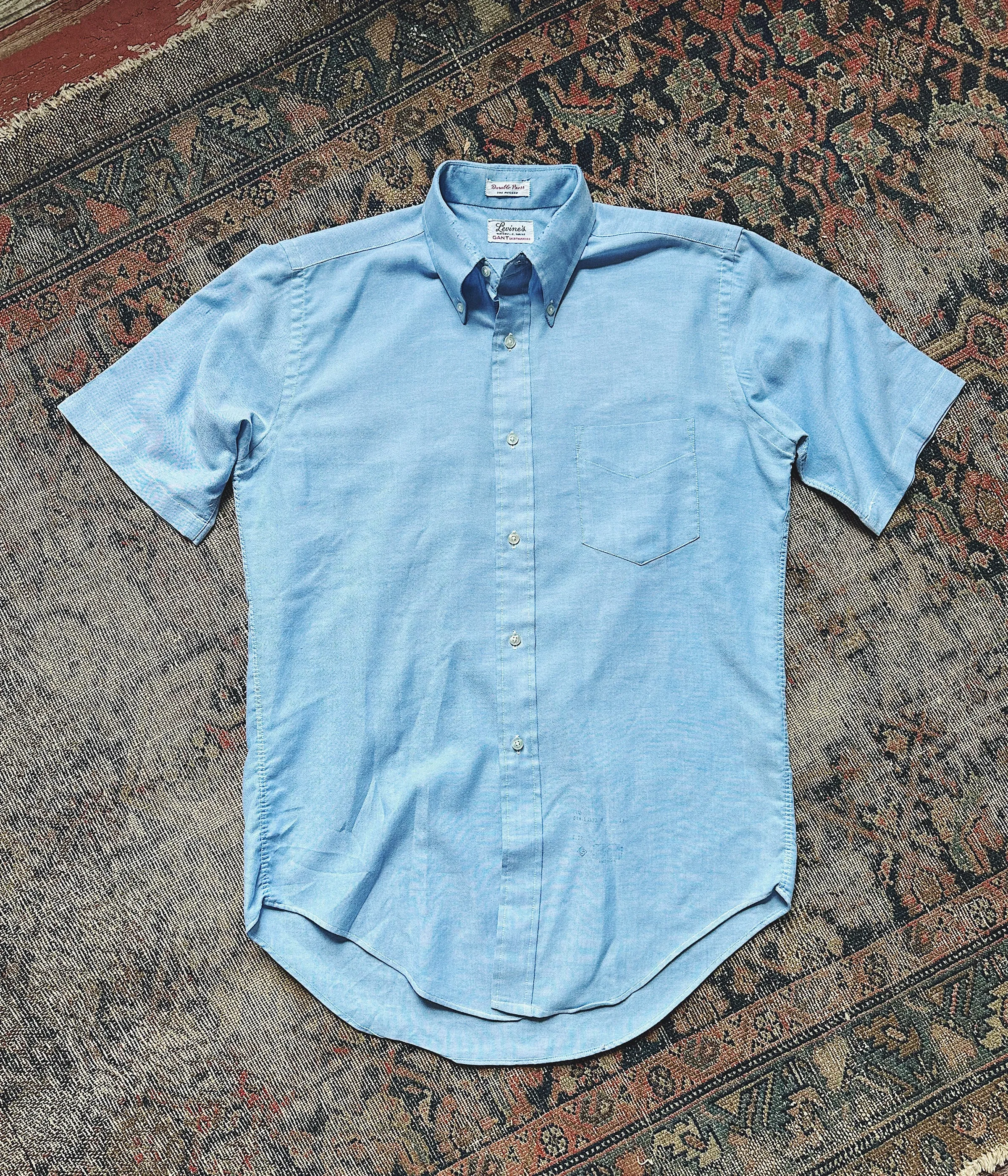 Vintage Gant Short Sleeve Oxford Cloth Shirt