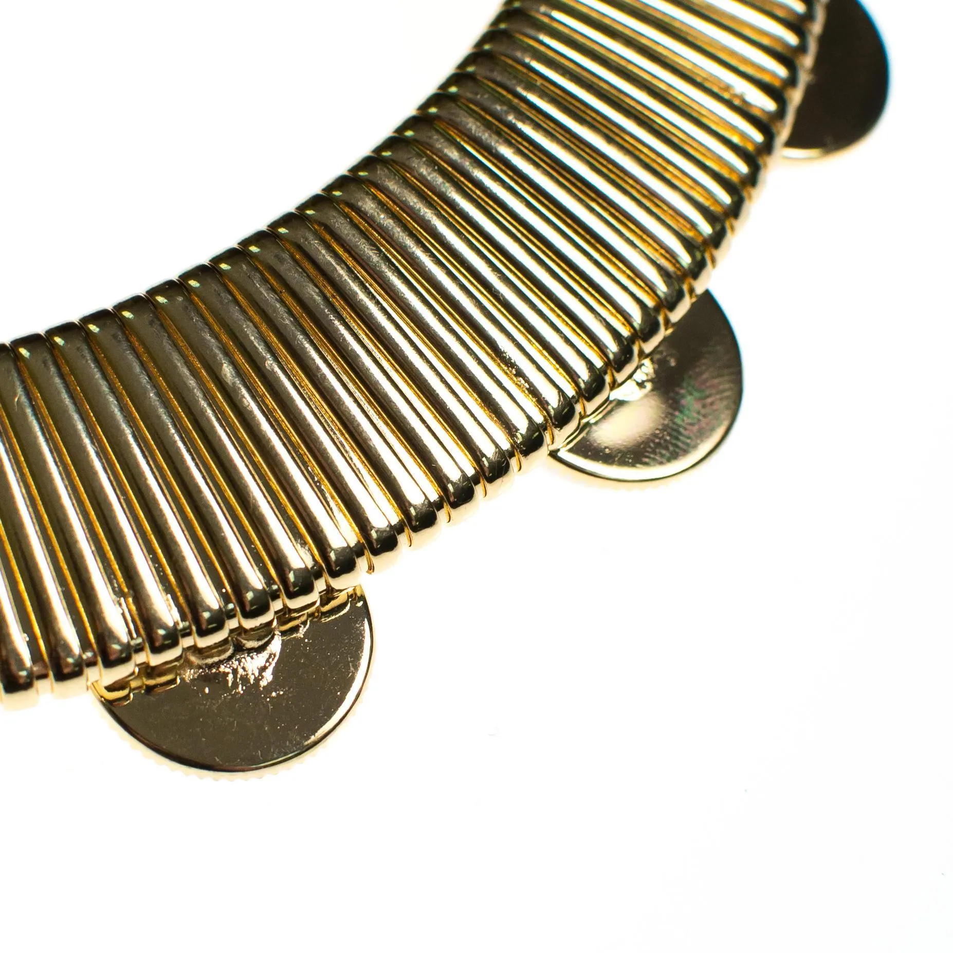 Vintage RJ Graziano Pearl and Gold Collar Necklace