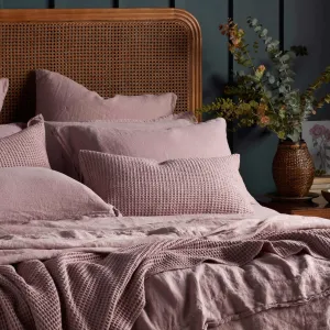 Vintage Rose Pure Linen Oxford Pillowcase