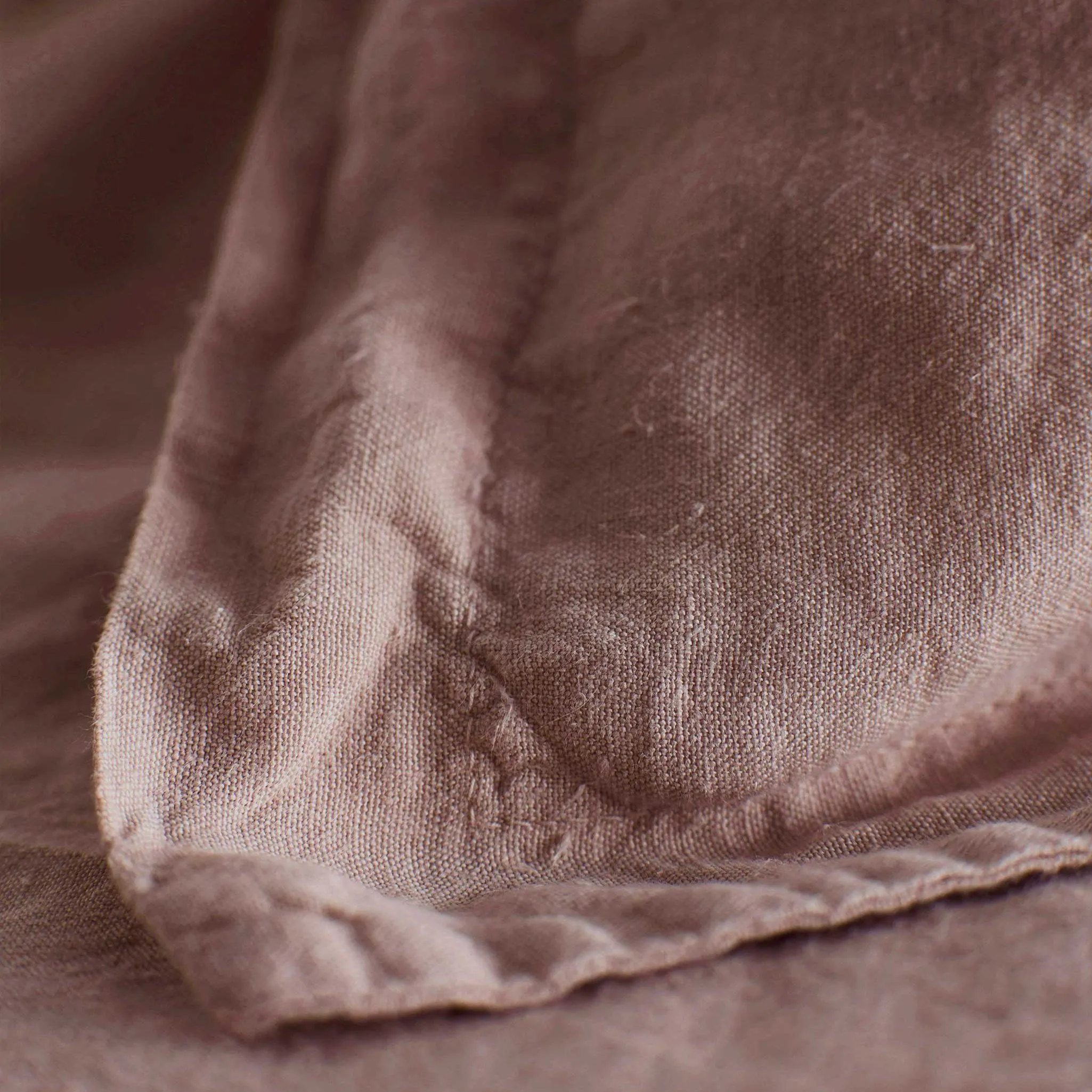 Vintage Rose Pure Linen Oxford Pillowcase