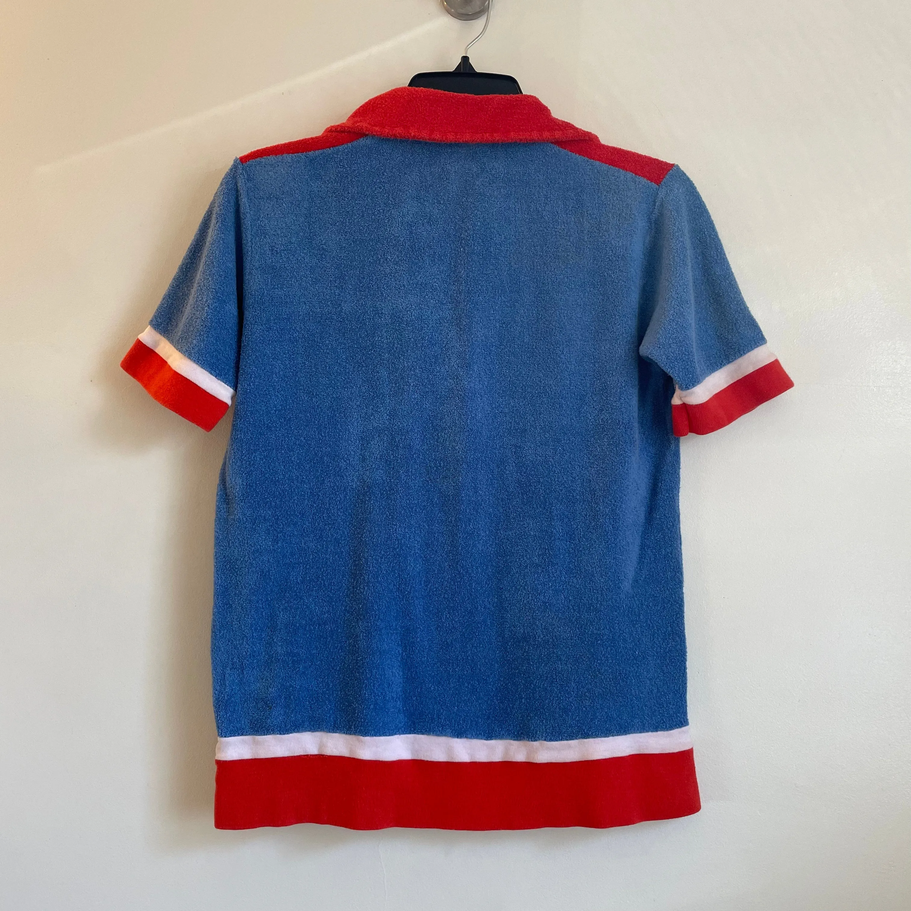 Vintage Sears Unisex Terry Cloth Shirt // Size Men's Small // (HT2311)