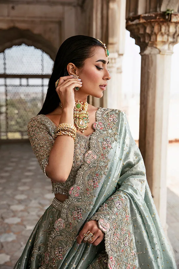 Walima Dress in Bridal Lehenga Choli Dupatta Style