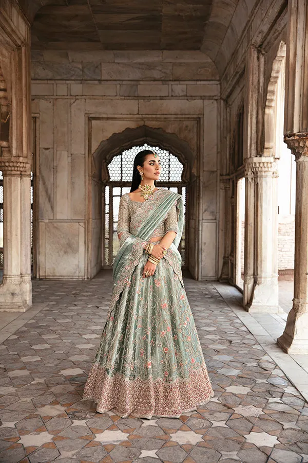 Walima Dress in Bridal Lehenga Choli Dupatta Style