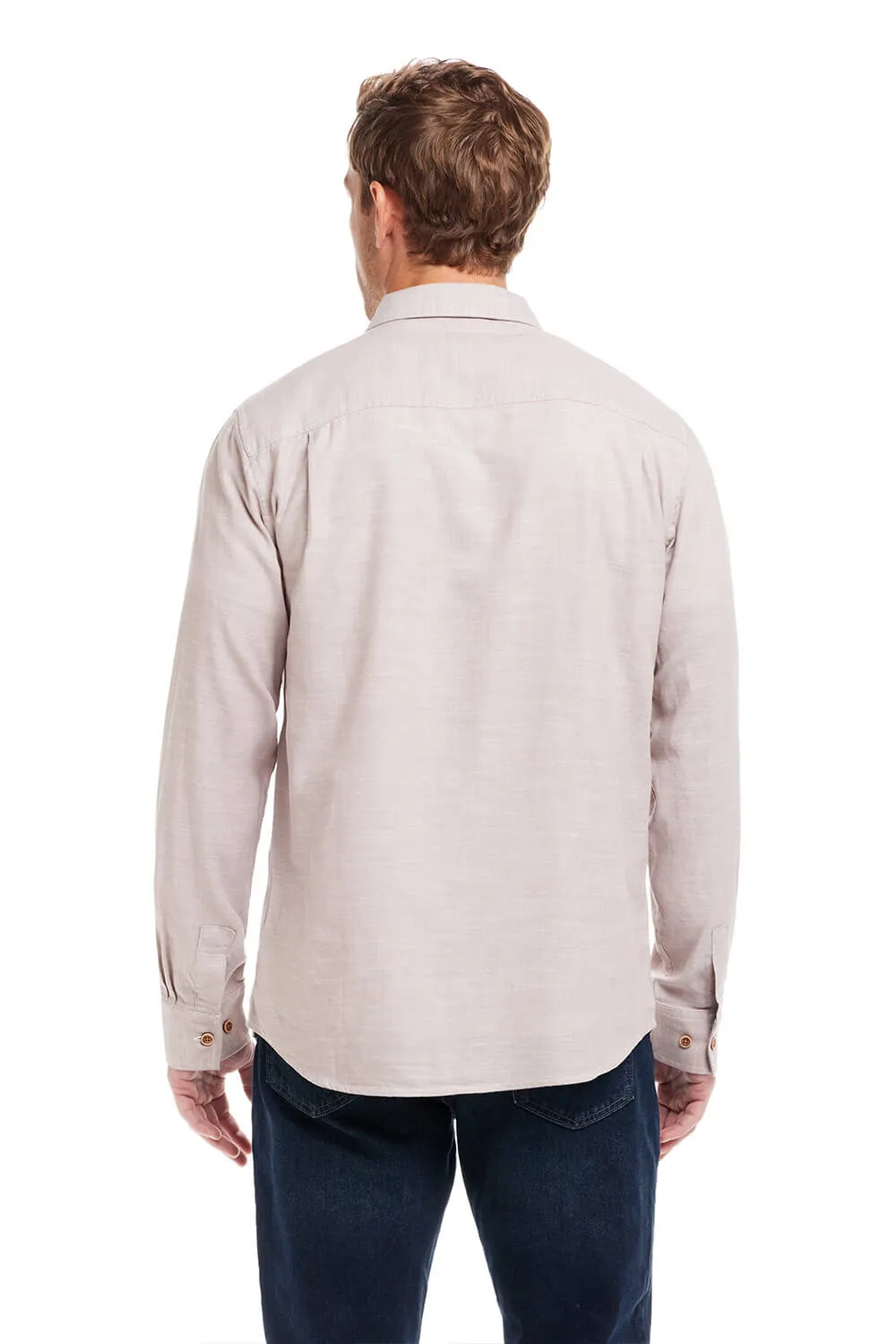 Weatherproof Vintage Winter Oxford Button Down Shirt for Men in Mountain Trail | F2485808GK-MOUNTAIN TRAIL