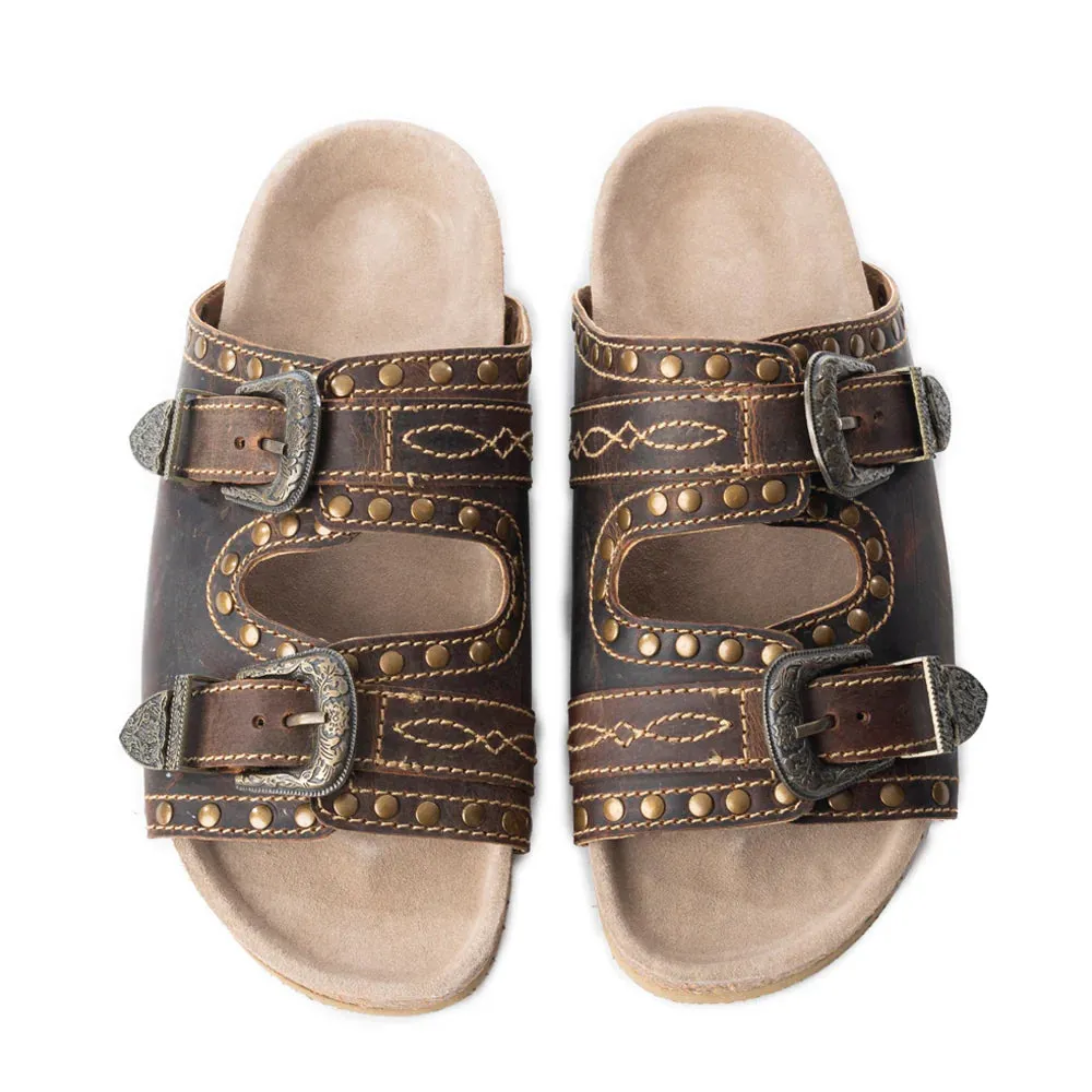 Western Sunset Sandals (Dark)