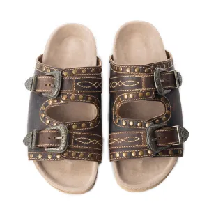 Western Sunset Sandals (Dark)