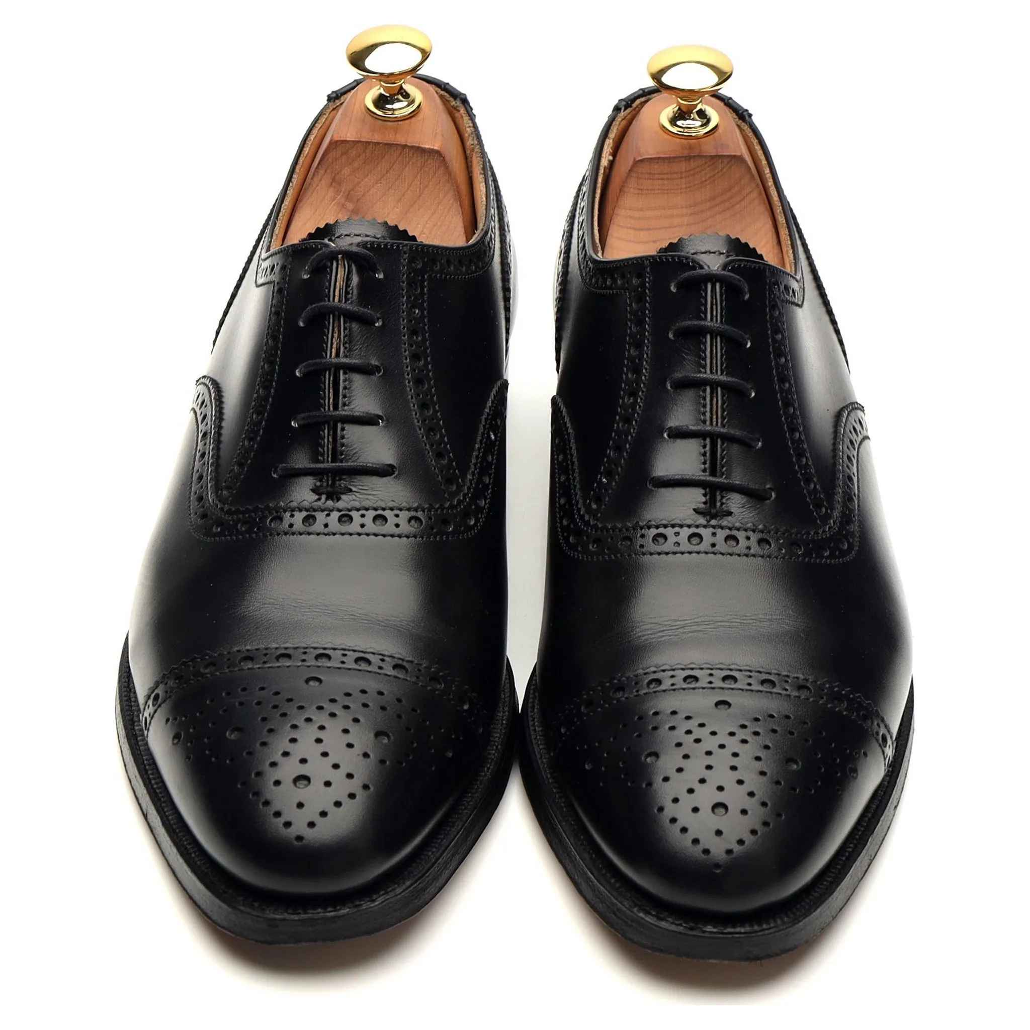 'Westfield' Black Leather Oxford Brogue UK 6.5 E