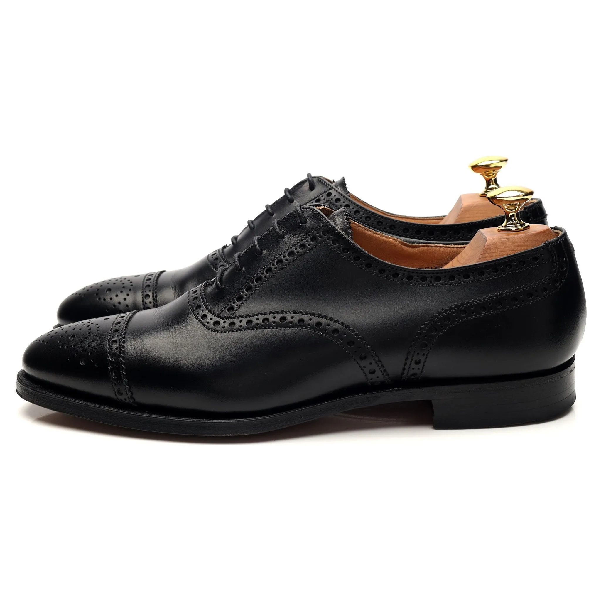 'Westfield' Black Leather Oxford Brogue UK 6.5 E